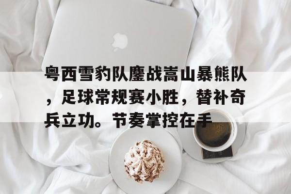 粤西雪豹队鏖战嵩山暴熊队，足球常规赛小胜，替补奇兵立功。节奏掌控在手
